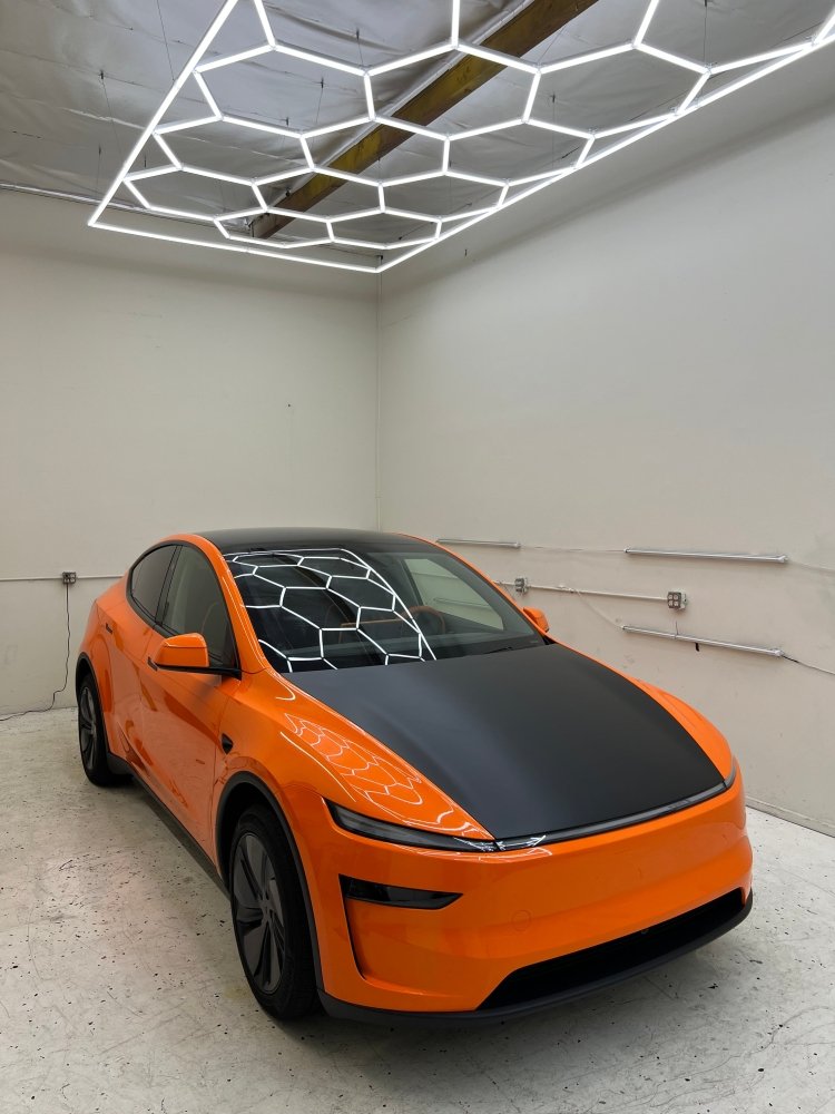 Hyper Gloss Paint Metallic Orange PPF - Aura Vinyl