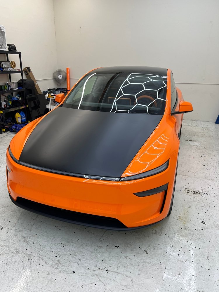 Hyper Gloss Paint Metallic Orange PPF - Aura Vinyl