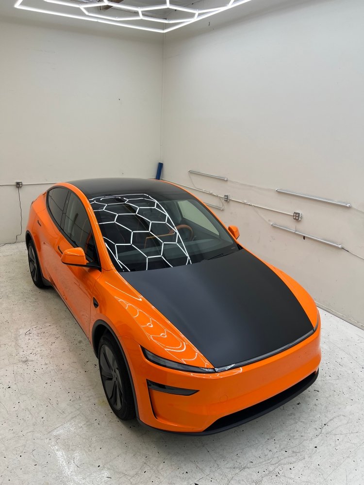 Hyper Gloss Paint Metallic Orange PPF - Aura Vinyl