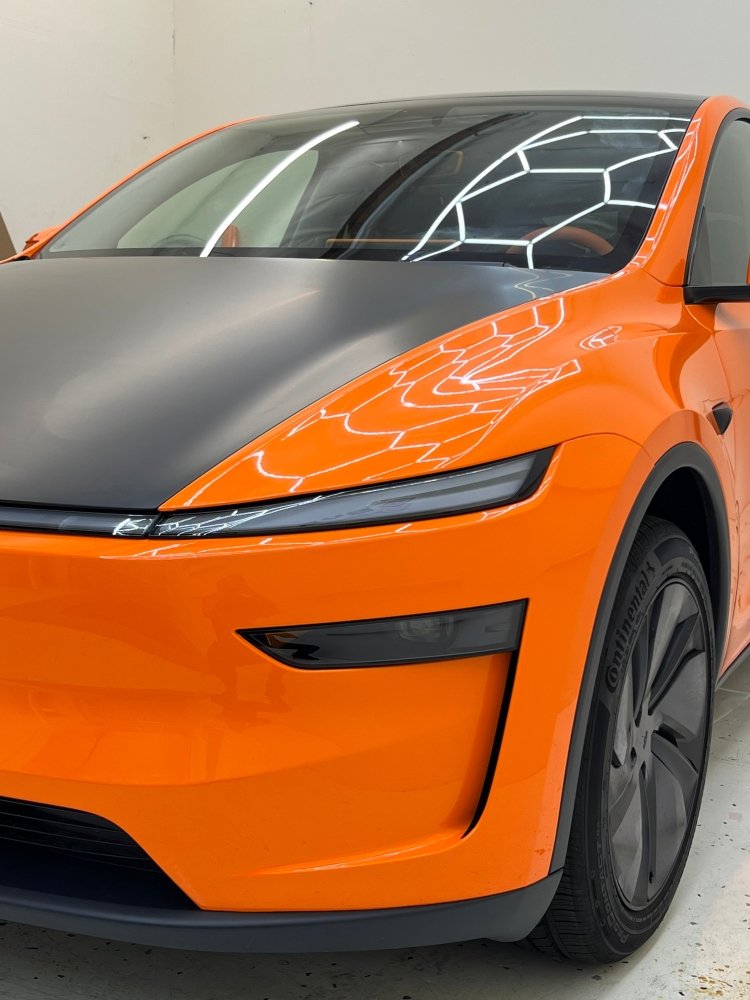 Hyper Gloss Paint Metallic Orange PPF - Aura Vinyl