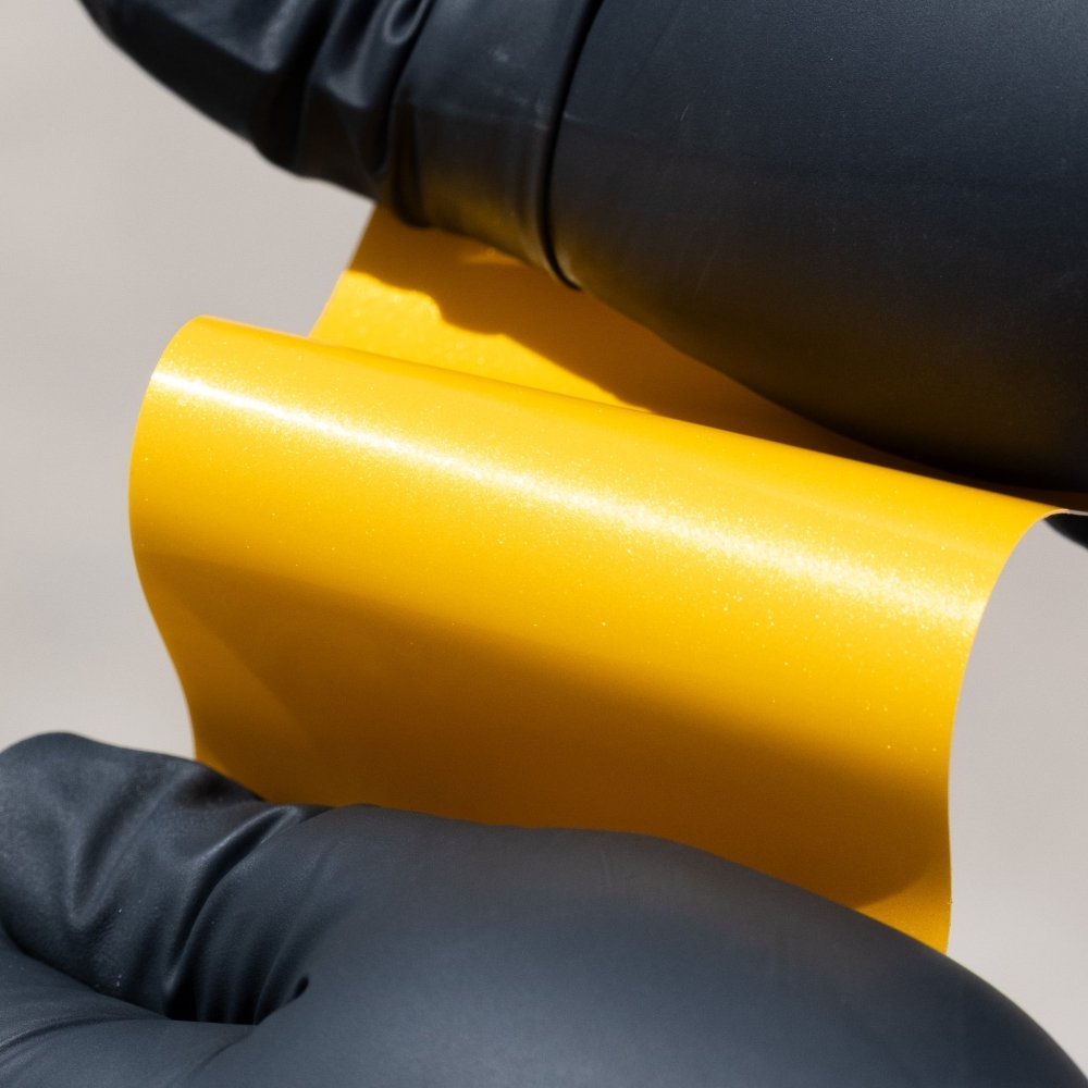 Hyper Gloss Paint Metallic Yellow PPF - Aura Vinyl