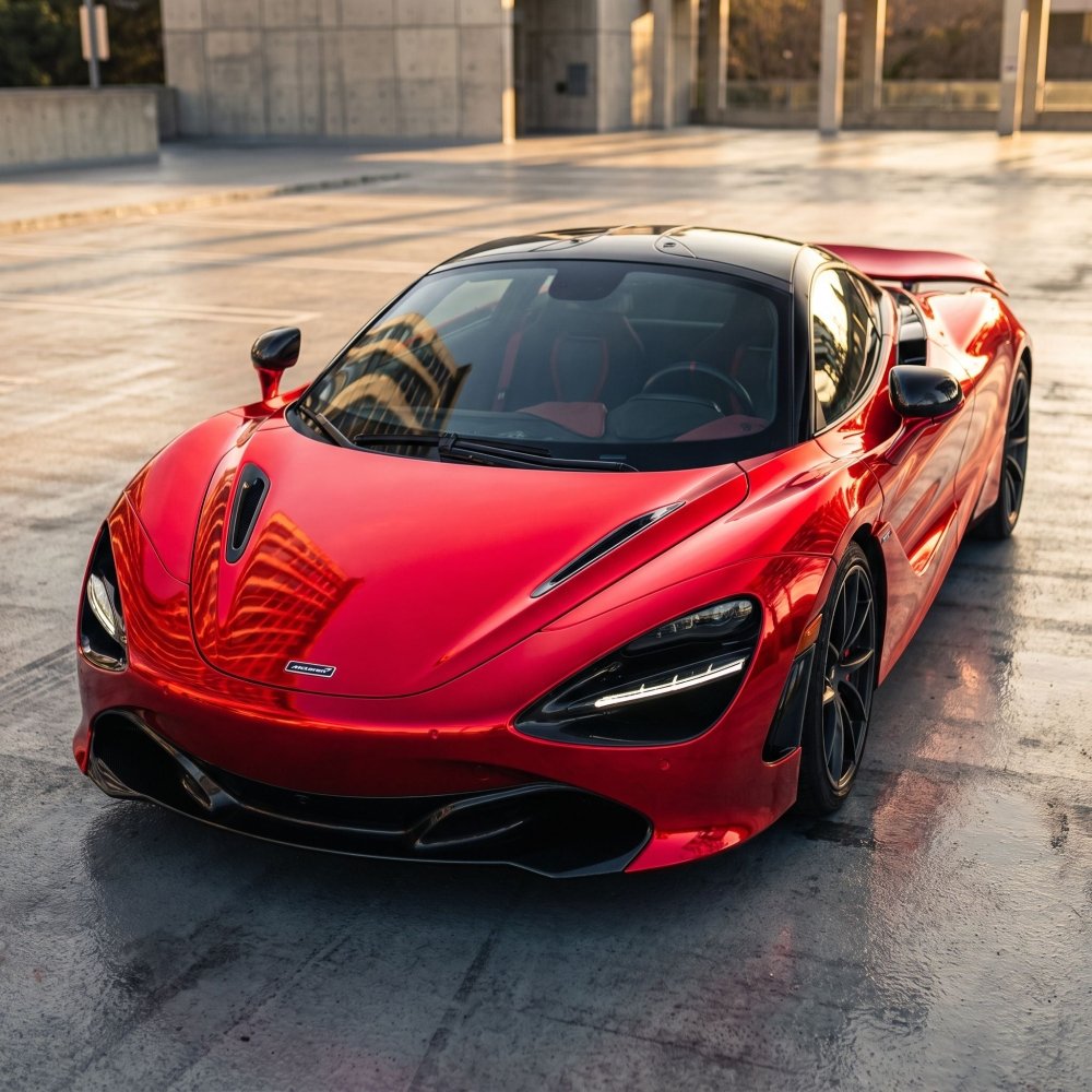 Hyper Gloss Red Chrome PPF - Aura Vinyl