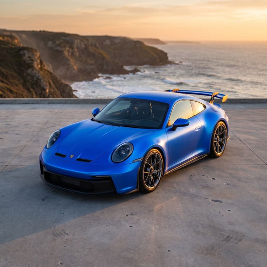 Hyper Matte Blue Chrome PPF - Aura Vinyl
