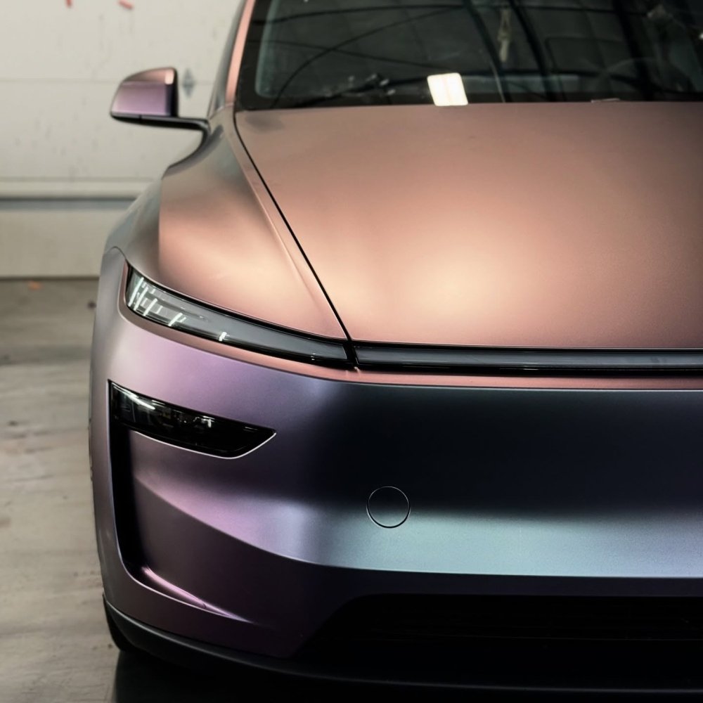 Hyper Matte Grey Purple Shift PPF - Aura Vinyl