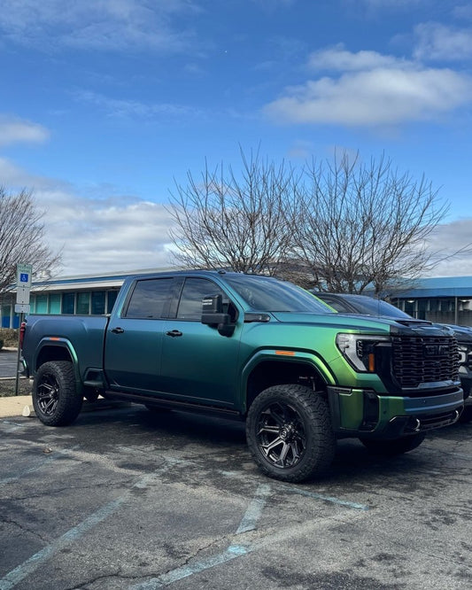 Hyper Matte Nebula Jungle Green Blue PPF - Aura Vinyl