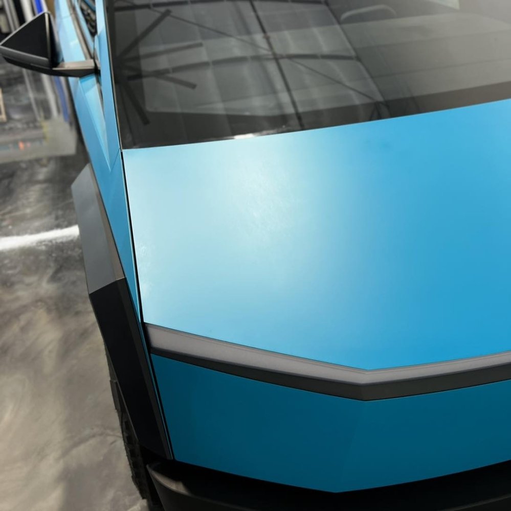 Matte Miami blue vinyl