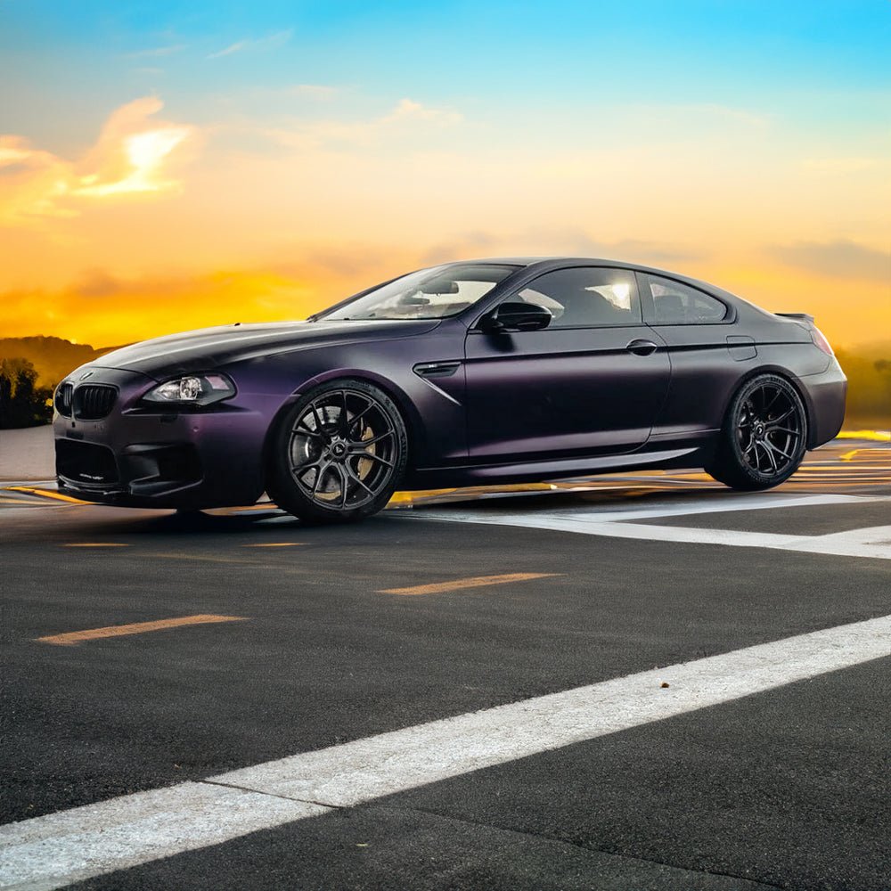 Satin Black Purple Shift (5x20ft Partial)