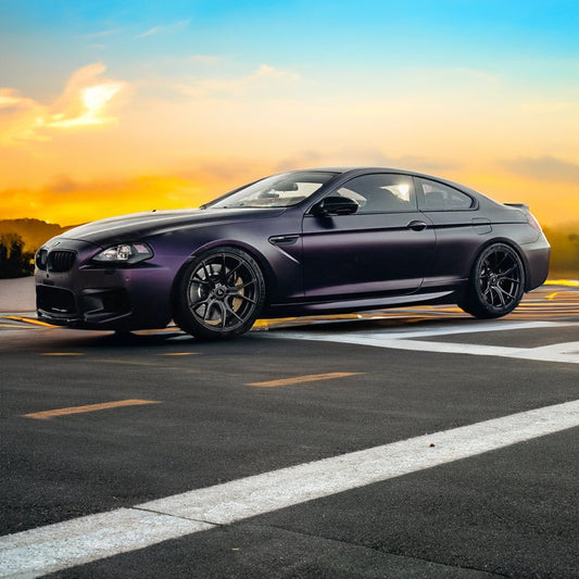 Satin Black Purple Shift (5x20ft Partial)