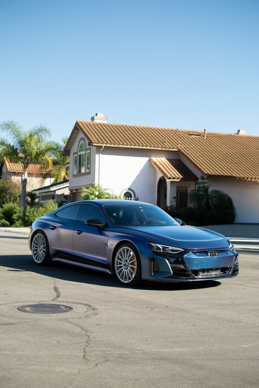 Satin Diamond Nebula Green Blue - Aura Vinyl