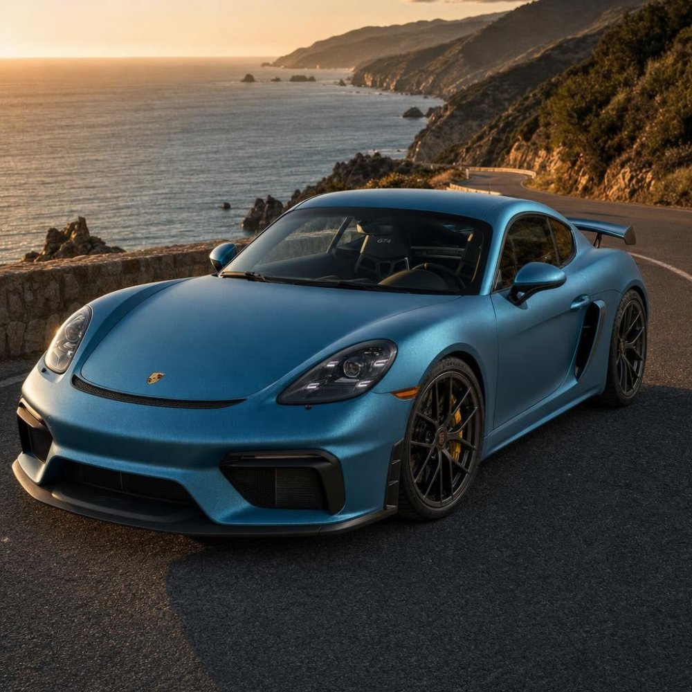 Satin Diamond Ocean Blue - Aura Vinyl