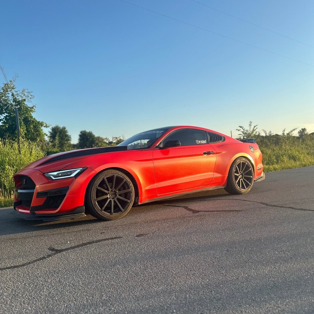 Satin Diamond Orange Gold Shift - Aura Vinyl