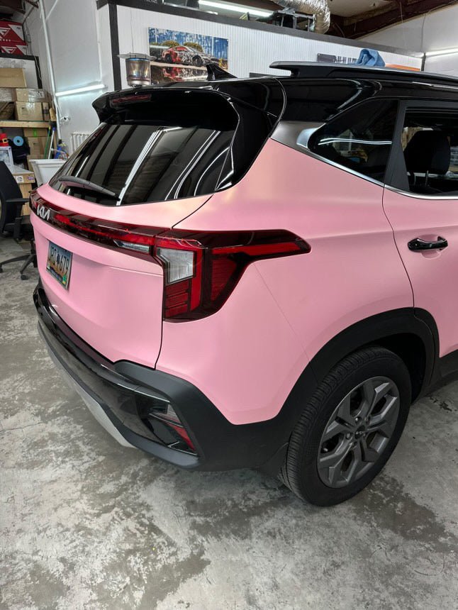 Satin Diamond Powder Pink Gold Shift - Aura Vinyl