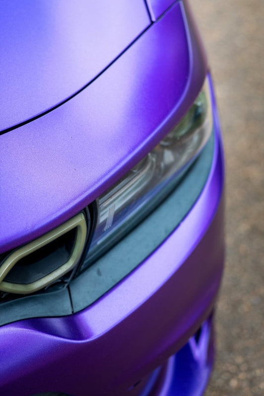 Satin Diamond Violet Purple - Aura Vinyl