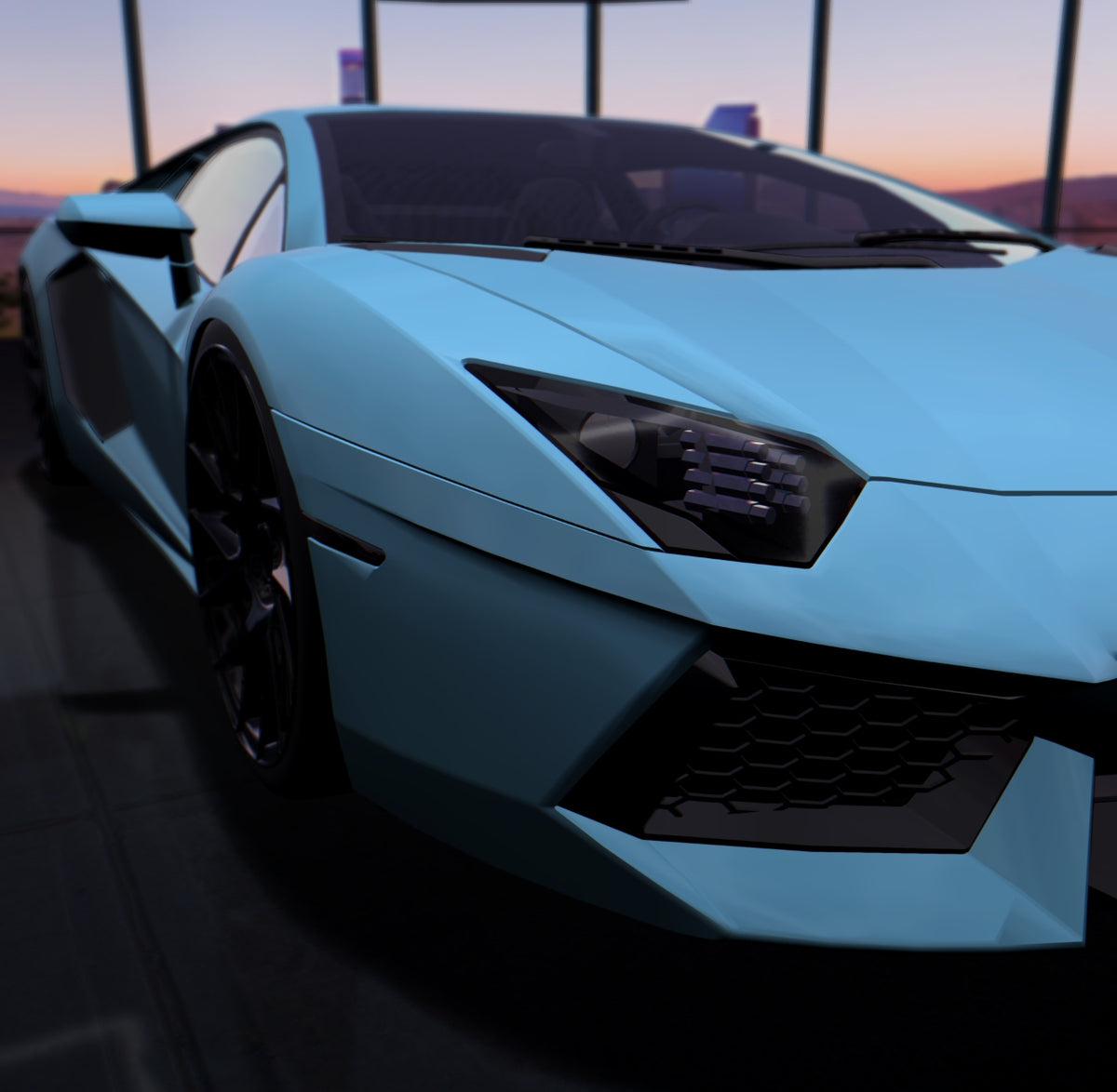 Satin Light Blue