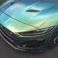 Satin Nebula Jungle Green Blue - Aura Vinyl