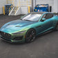Satin Nebula Jungle Green Blue - Aura Vinyl