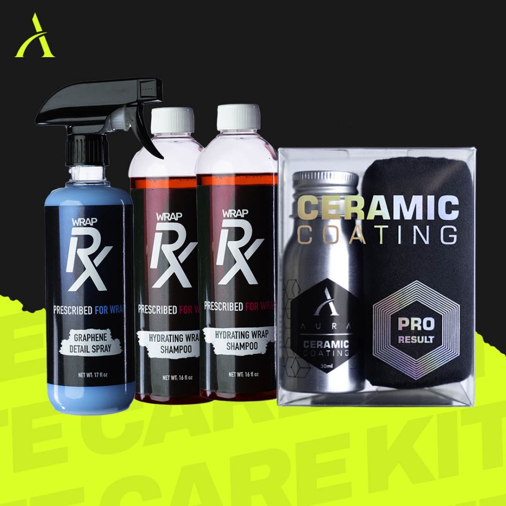 Ceramic coating and vinyl safe shampoo kit