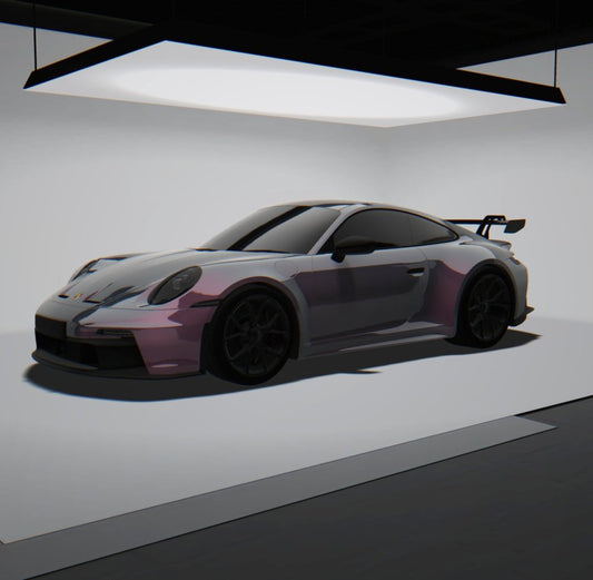 Ultra Gloss Diamond Dark Grey Purple Shift - Aura Vinyl