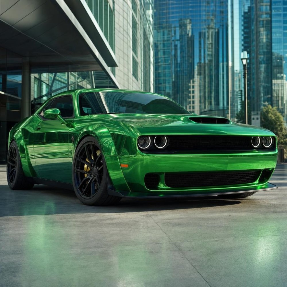 Ultra Gloss Green Chrome - Aura Vinyl