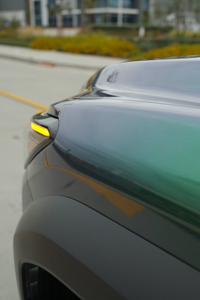 Sleek gloss green wrap