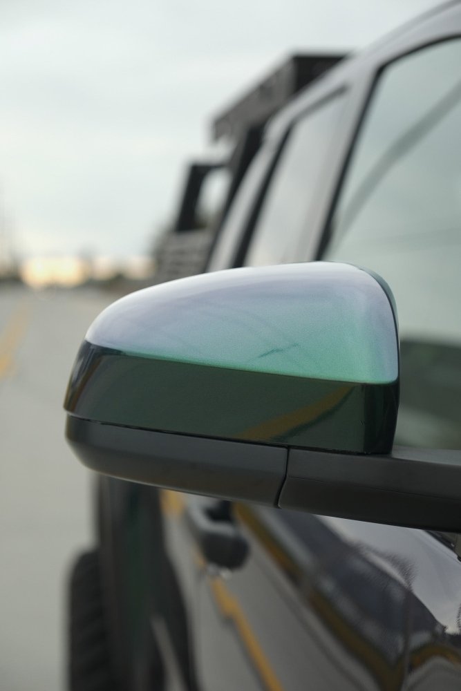 Reflective green silver texture