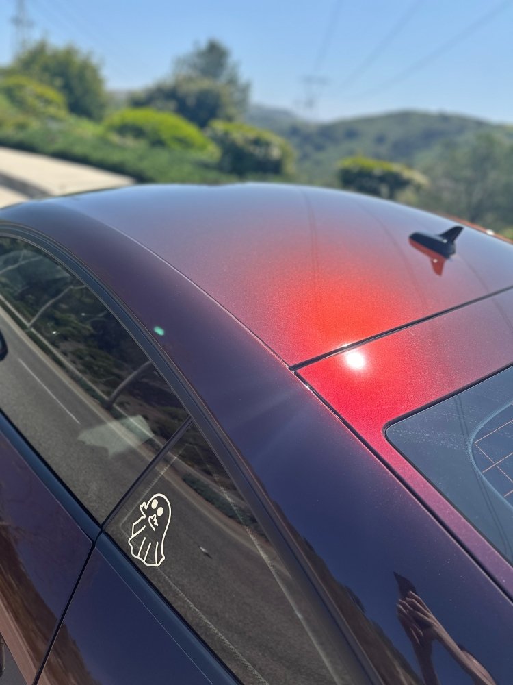 Galactic nebula dark color vinyl wrap