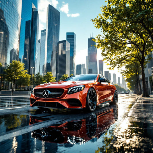 Ultra Gloss Paint Metallic Fluro Orange - Aura Vinyl