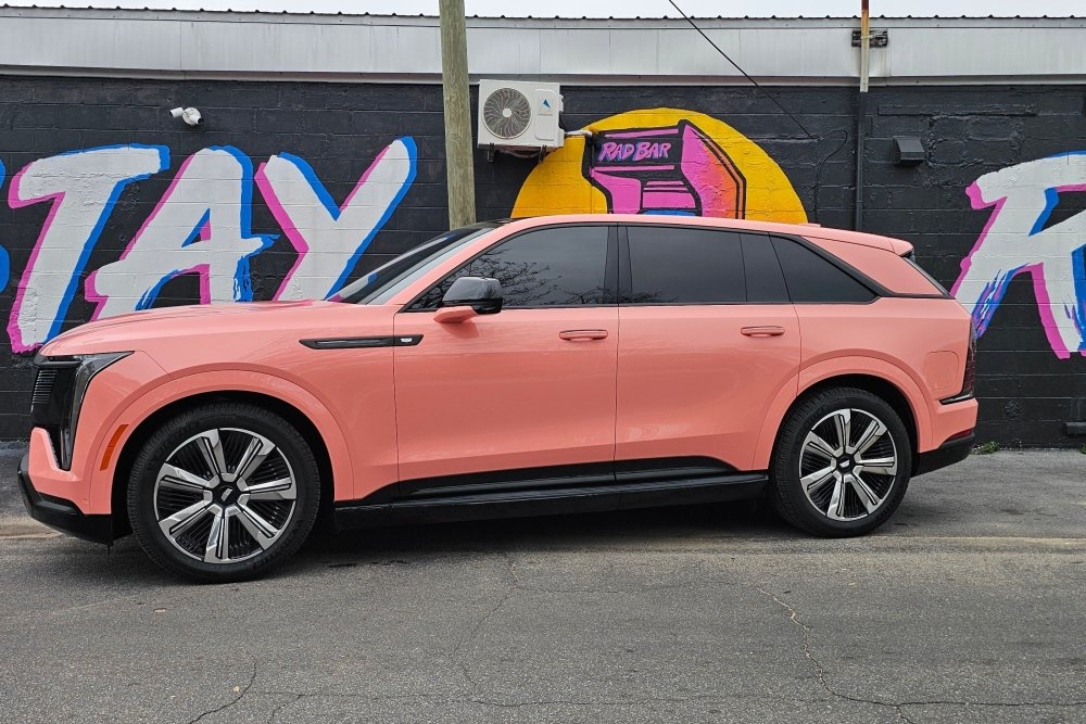 Ultra Gloss Piggy Pink vehicle wrap