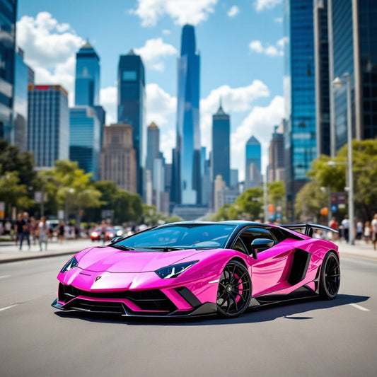 Ultra Gloss Pink Chrome - Aura Vinyl