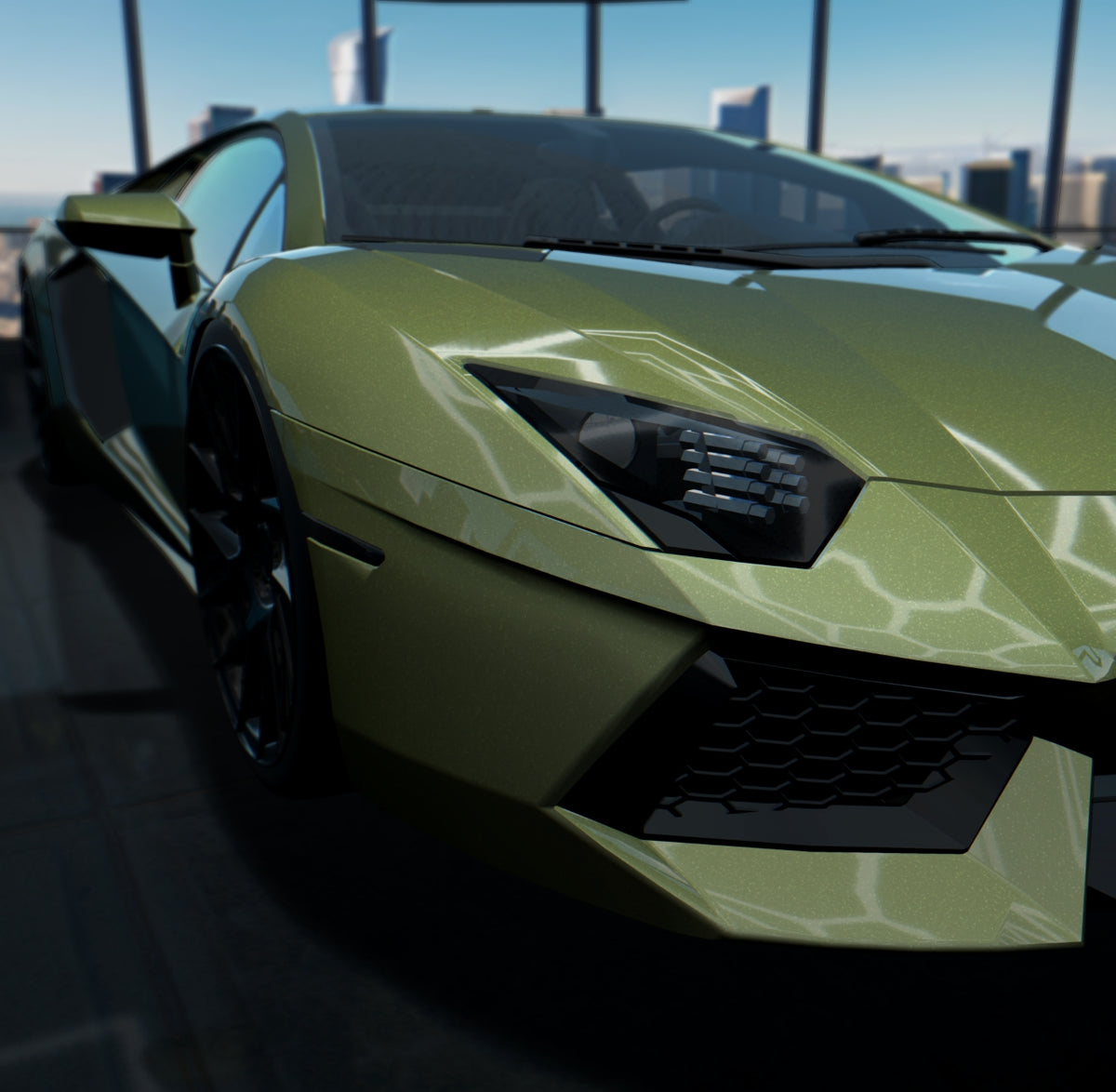 Glossy Spring Green vinyl