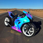Ultra Gloss White Prismatic Chrome - Aura Vinyl