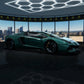 Gloss Black Green Shift - Aura Vinyl