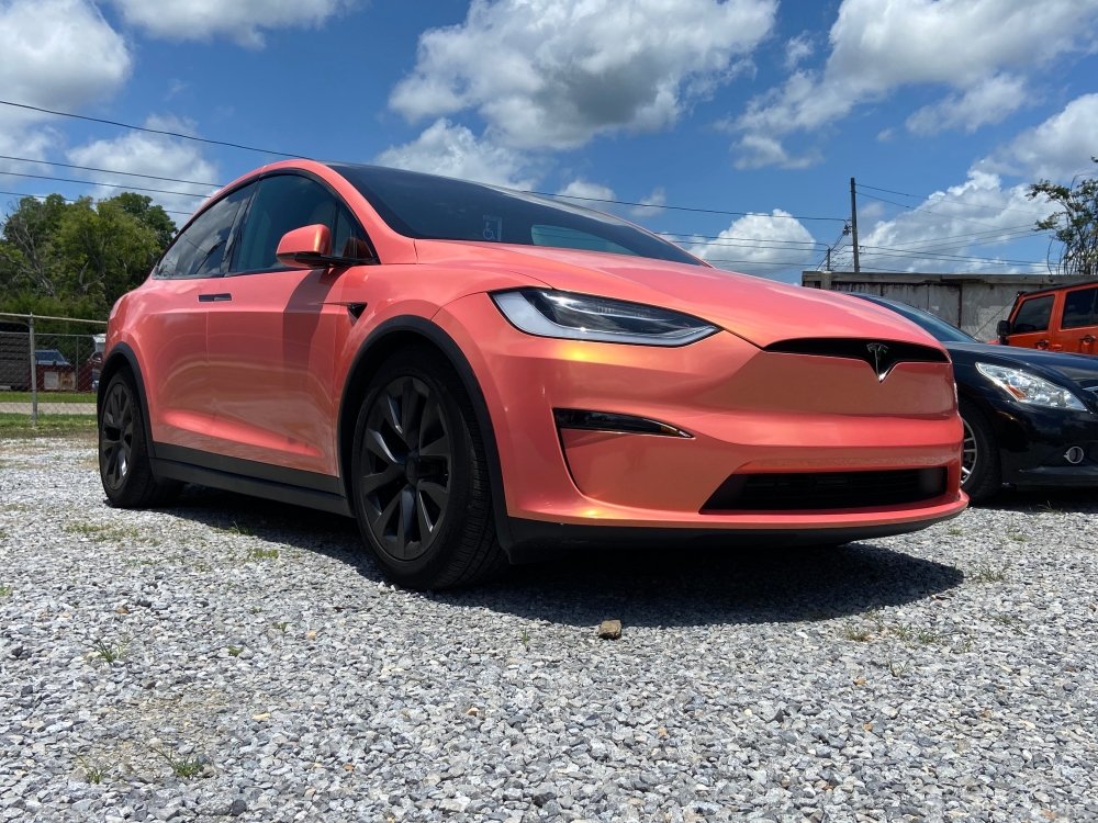 Gloss Coral Orange Shift - Aura Vinyl