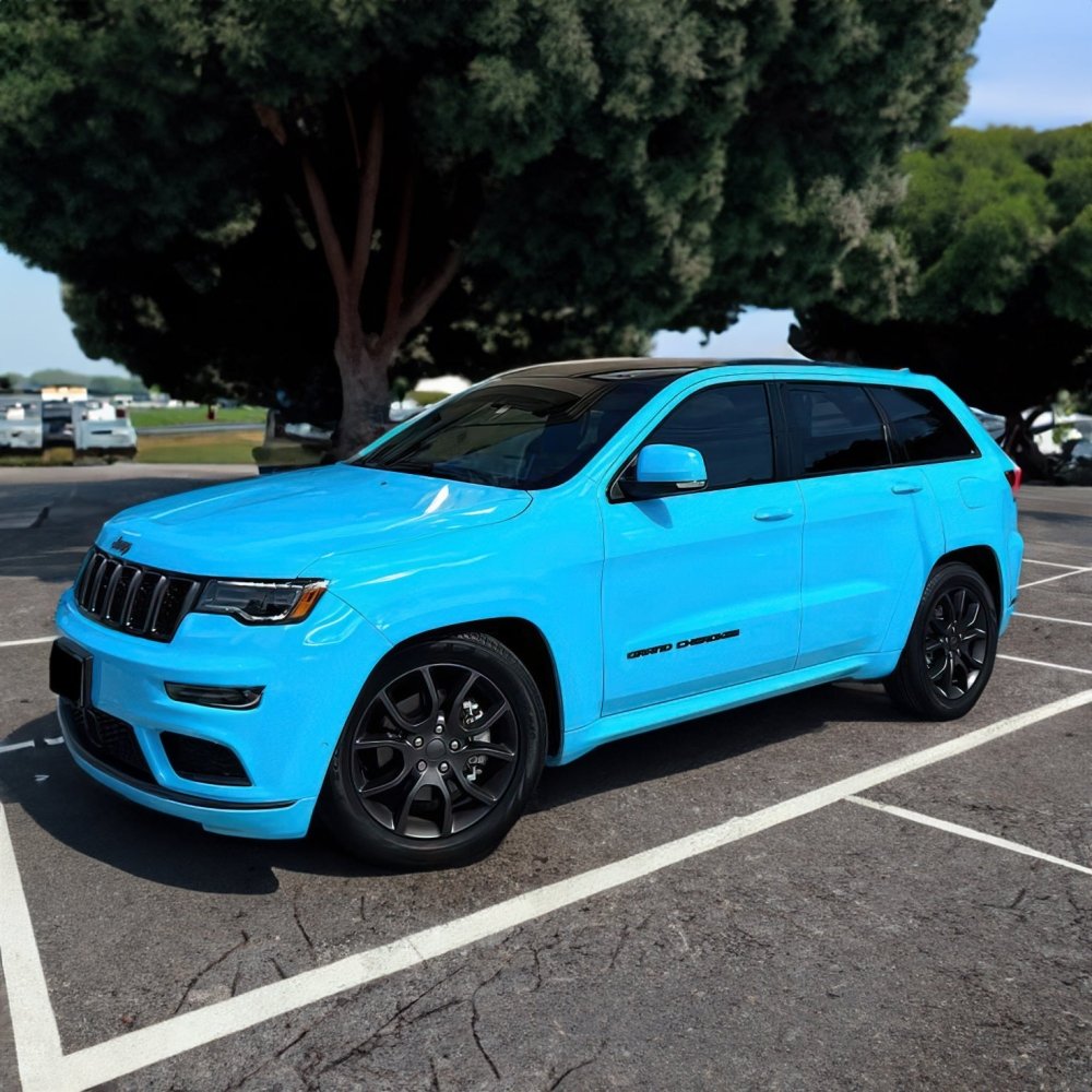Gloss Coral Sky Blue - Aura Vinyl