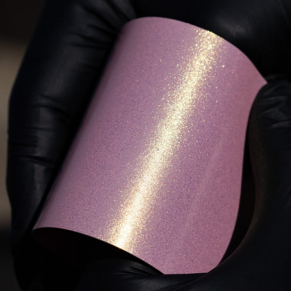 Color Shift Diamond Gold Pink Vinyl Wrap