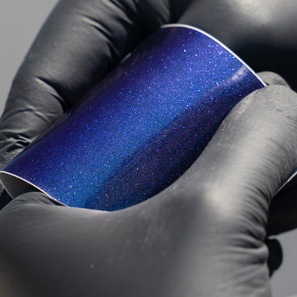 Gloss Diamond Nebula Blue Purple - Aura Vinyl