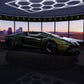 Gloss Diamond Nebula Green Gold - Aura Vinyl