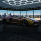 Gloss Diamond Nebula Purple Gold - Aura Vinyl