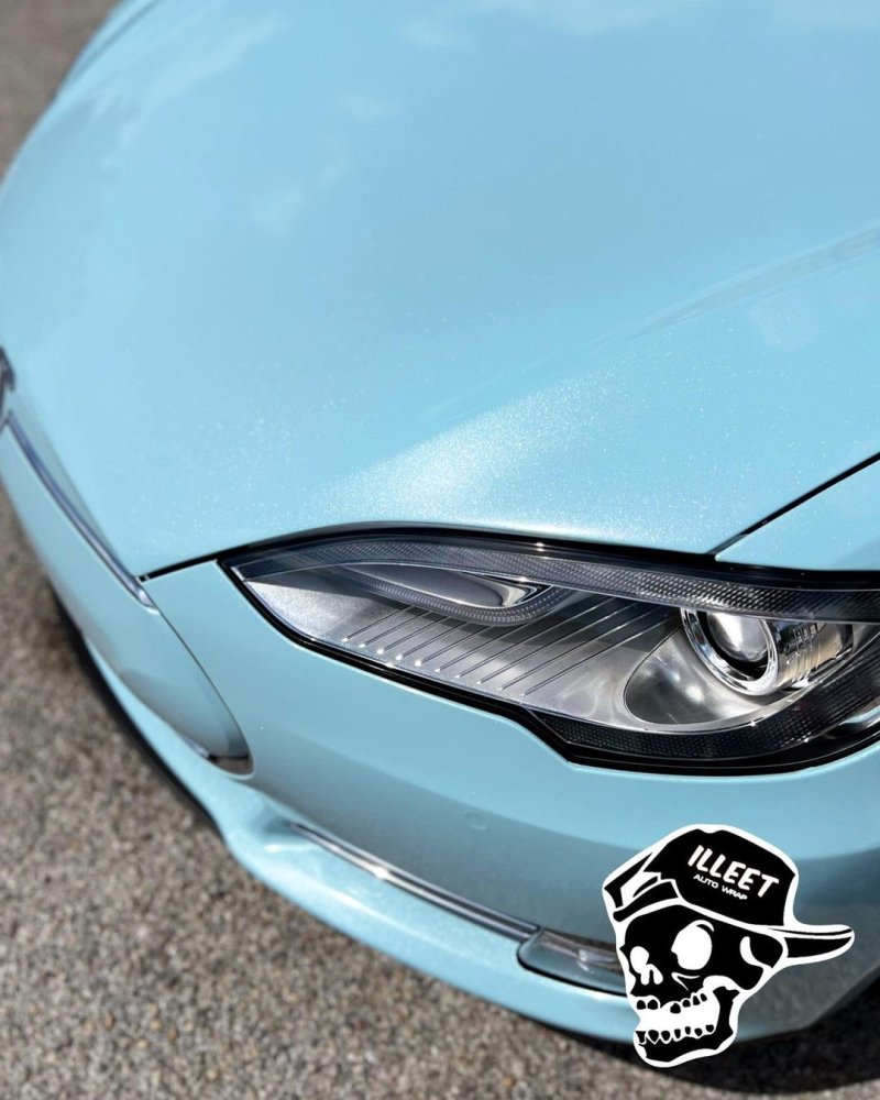 Gloss Diamond Sparkle Mist Blue - Aura Vinyl