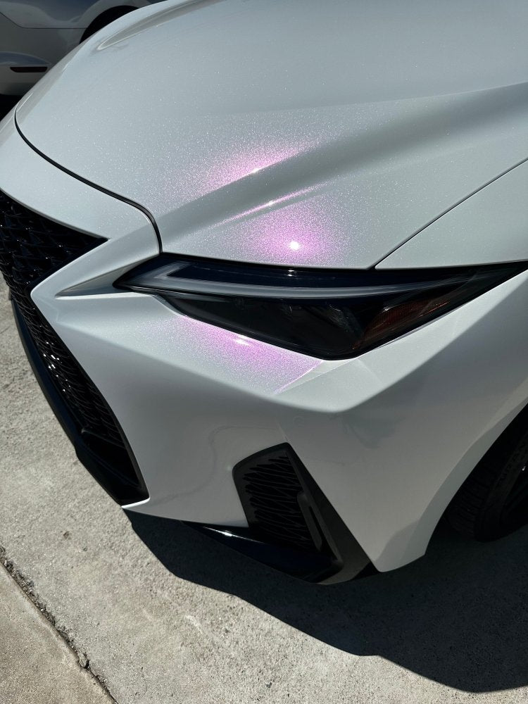 Gloss Diamond White Purple Shift - Aura Vinyl