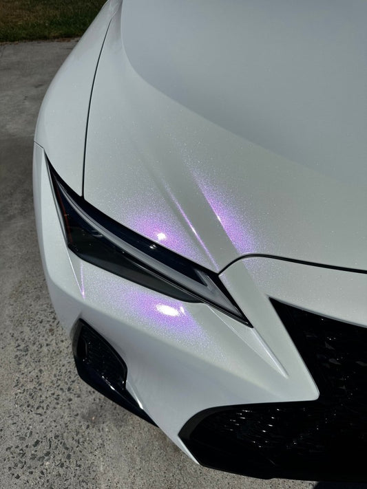 Gloss Diamond White Purple Shift - Aura Vinyl