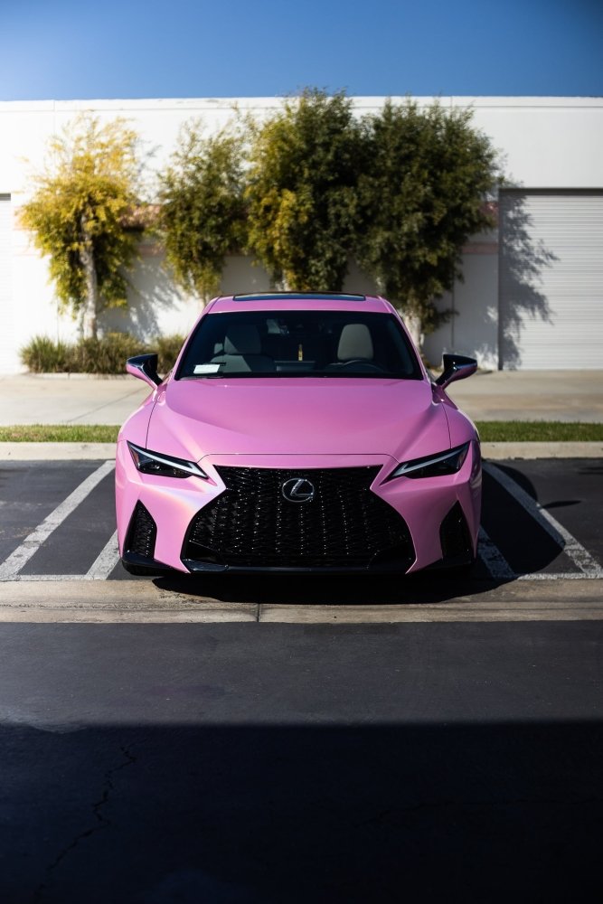 Gloss Iridescent Pink automotive wrap