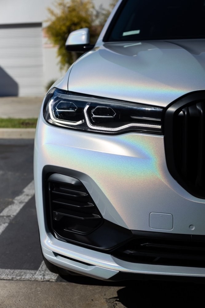 Pearl white vinyl film