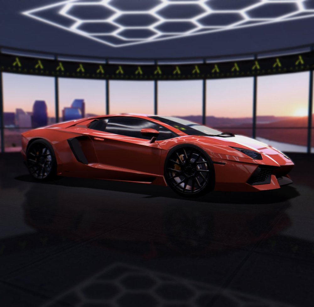 Gloss Lava Orange - Aura Vinyl