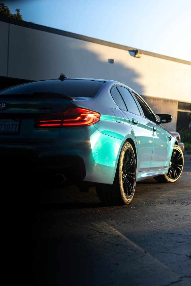 Gloss Nebula Blue Green - Aura Vinyl