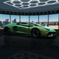 Gloss Nebula Rainbow Emerald Green - Aura Vinyl