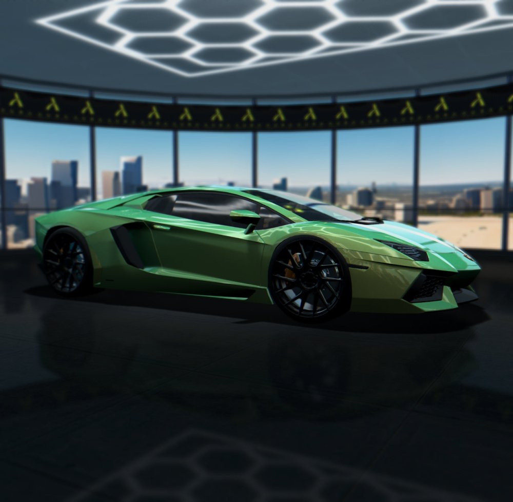 Gloss Nebula Rainbow Emerald Green - Aura Vinyl