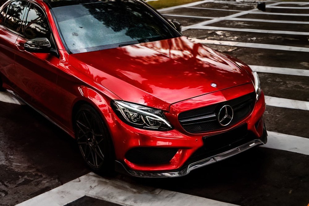 Gloss Paint Metallic Cherry Red - Aura Vinyl