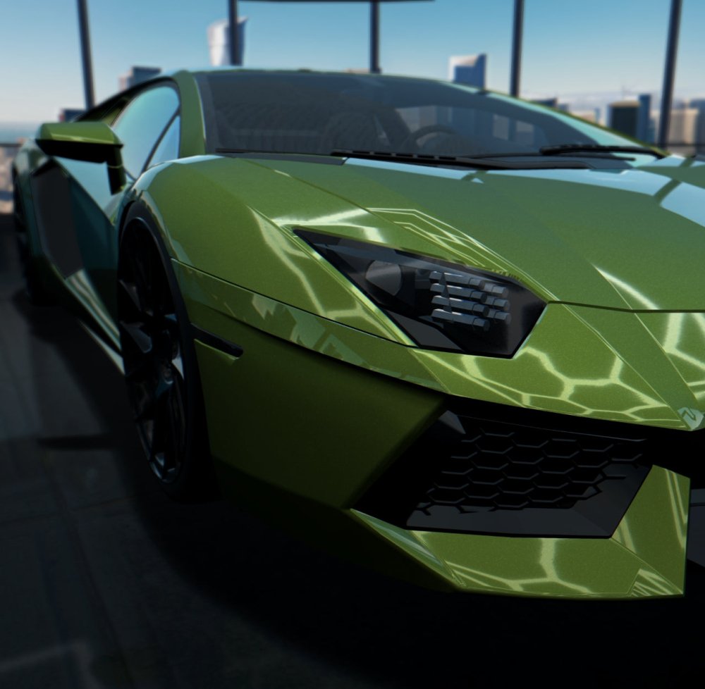 Gloss Paint Metallic Mamba Green - Aura Vinyl