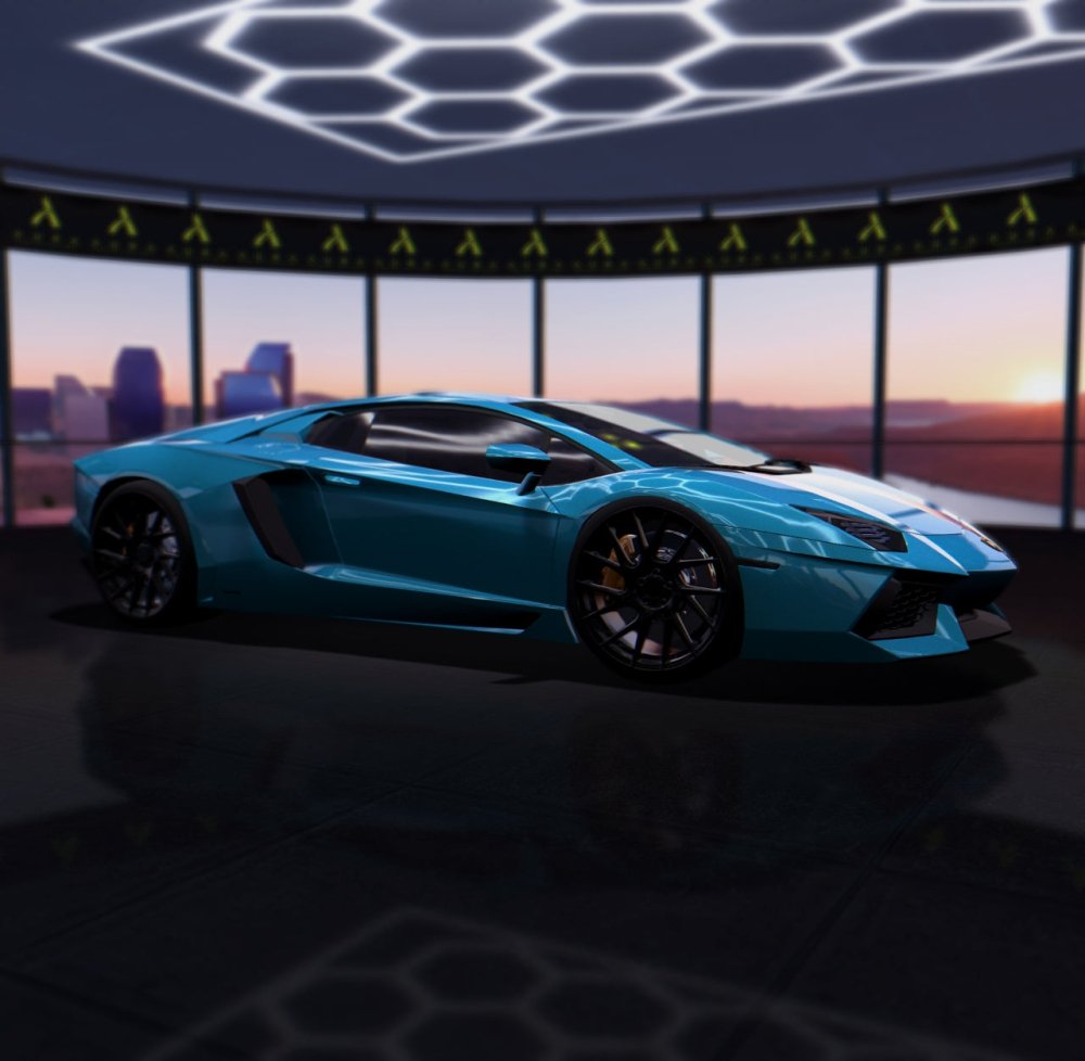 Glossy Metallic Sea Blue - Aura Vinyl